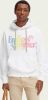 Scotch & Soda Regular fit garment dyed graphic hoodie online kopen
