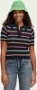 Scotch & Soda Grofgebreide polo met streepprint online kopen