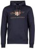 Gant hoodie donkerblauw 2047056 433 , Blauw, Heren online kopen