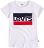 Levis Girls' Sportswear Logo T Shirt Junior White/Red/Navy Kind online kopen