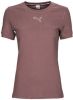 Puma T shirt met ronde hals en korte mouwen, aansluitende snit online kopen