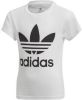 Adidas Trefoil voorschools T Shirts White 100% Katoen online kopen