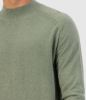 Dstrezzed Mock neck soft cotton melange oil green(405538 525 ) online kopen