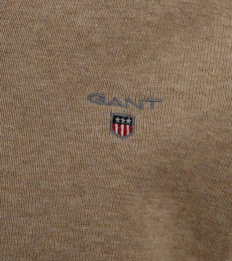 Gant V neck Knitwear , Beige, Heren online kopen