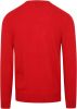 Gant Trui Lamswol V Neck Rood , Rood, Heren online kopen