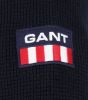Gant Grofgebreide pullover in wolblend met halve rits online kopen