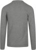 BOSS Casual slim fit basic longsleeve Tempest light/pastel grey online kopen