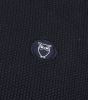 Knowledge Cotton Apparel Badge Piqué trui , Blauw, Heren online kopen