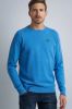 PME Legend fijngebreide pullover met textuur 5075 strong blue online kopen