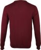 Profuomo Originale Slim Fit Sweatshirt V hals rood, Effen online kopen
