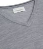 Profuomo Merino v hals pullover grey(pp2j00006d ) online kopen