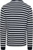 Scotch & Soda Sweater textured stripe sweatshirt 169911/0218 online kopen