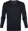 Tommy Hilfiger Blauwe Trui Core Cotton silk Vneck online kopen