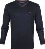 Tommy Hilfiger Blauwe Trui Core Cotton silk Vneck online kopen