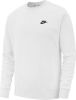 Nike Sportswear Club Fleece Shirt met ronde hals Wit online kopen