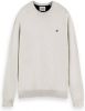 Scotch and Soda Truien Essentials Classic crewneck pullover Wit online kopen