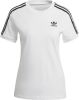 Adidas Originals Adicolor Classics 3 Stripes T shirt White Dames online kopen