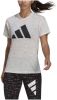 Adidas T shirt met logoprint en gem&#xEA, leerd dessin online kopen
