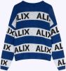 Alix the Label Kobalt Sweater Ladies Knitted Alix Stripe Pullover online kopen
