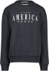 America Today Meisjes Sweater Simmy Crew Jr Zwart online kopen
