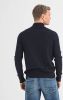 Butcher of Blue Clifden Halfzip pullover blauw 890 , Blauw, Heren online kopen