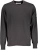 Calvin Klein Sweatshirt ML Monogram Badge Black(Black)[C2Calkj30J314035Bae(L)/3000002722730] , Zwart, Heren online kopen