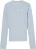 Calvin Klein Shirt met lange mouwen BADGE RIB LONG SLEEVE online kopen