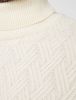Cavallaro Besnate roll neck pullover off white(118225013 120000 ) online kopen