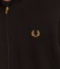 Fred Perry Getipt sweatshirt met capuchon m2643 , Blauw, Heren online kopen
