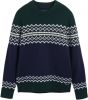 Gant Holiday fair trui donkerblauw online kopen