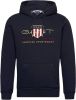 Gant hoodie donkerblauw 2047056 433 , Blauw, Heren online kopen