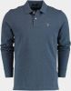 GANT Regular Fit Poloshirt lange mouw donkerblauw, Effen online kopen