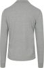 GANT Regular Fit Poloshirt lange mouw grijs, Effen online kopen
