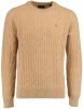 Gant Pullover bruin d2. lambswool cable c neck 8050123/296 online kopen