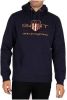 Gant hoodie donkerblauw 2047056 433 , Blauw, Heren online kopen