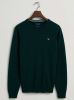 GANT Regular Fit Sweatshirt ronde halsgroen, Effen online kopen