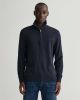 Gant Flamme Sweater met Rits Evening Blue Heren online kopen