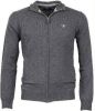 Gant Fijngebreid vest van lamswol met ritssluiting online kopen