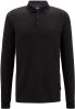 Hugo Boss men business(black)polo lange mouw polo pado 30 10241542 01 50468392/001 online kopen