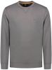 Hugo Boss sweater Westart grijs effen katoen ronde hals online kopen