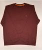 Hugo Boss sweater bordeaux effen katoen ronde hals online kopen