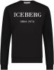 Iceberg Sweater i1pe050 6300 9001 , Zwart, Heren online kopen