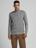 Jack & jones Black Jack Jones JJeemil Breid Half Zip Noos Knit , Zwart, Heren online kopen