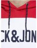 Jack & Jones Hoodie JJELOGO LOGO LOGO BLOCKIN LOGO BLOCKIN SWEAT HOOD online kopen