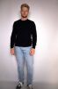 Kronstadt Carlo Fitted Body Sweatshirt ronde hals marine, Effen online kopen