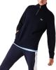 Lacoste Cotton Knitwear Zipper Navy Blue , Blauw, Heren online kopen