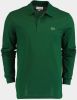 Lacoste Marl Petit Piqué Classic Fit Long Sleeve Polo , Groen, Heren online kopen