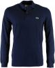 Lacoste Marl Petit Piqué Classic Fit Long Sleeve Polo , Groen, Heren online kopen