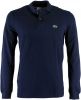 Lacoste Marl Petit Piqué Classic Fit Long Sleeve Polo , Groen, Heren online kopen