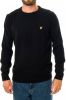 Lyle and Scott Maglione uomo crewnwck lambswool blend jumper kn921vf.w155 online kopen